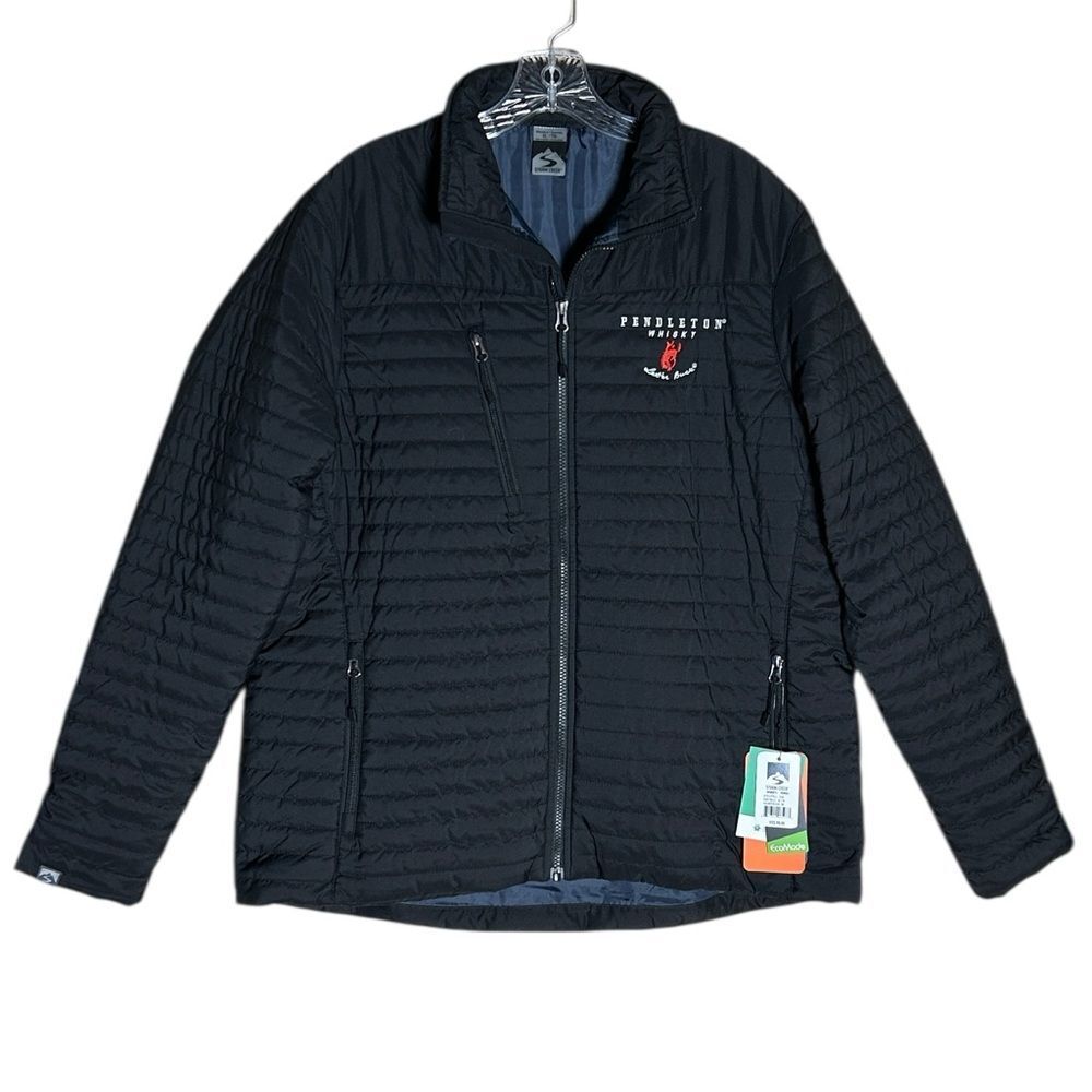NEW Storm Creek Pendleton Whisky Black Puffer Jacket
